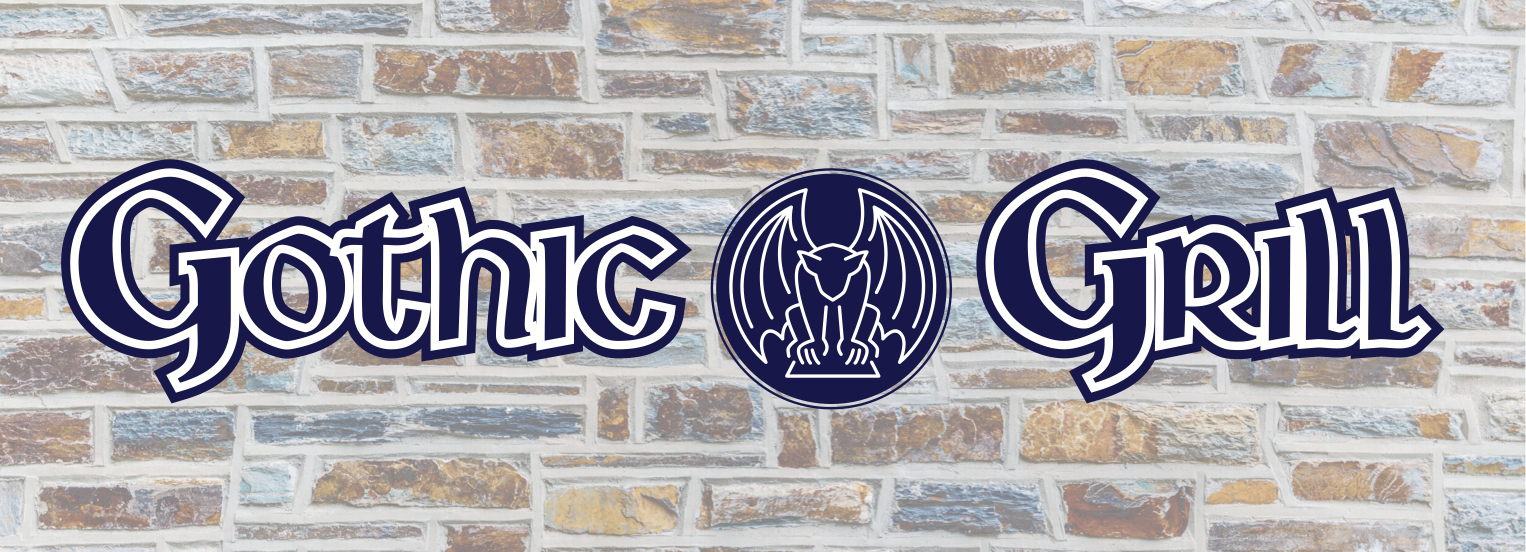 Gothic Grill branding; Alchemy is its bar in the Bryan Center