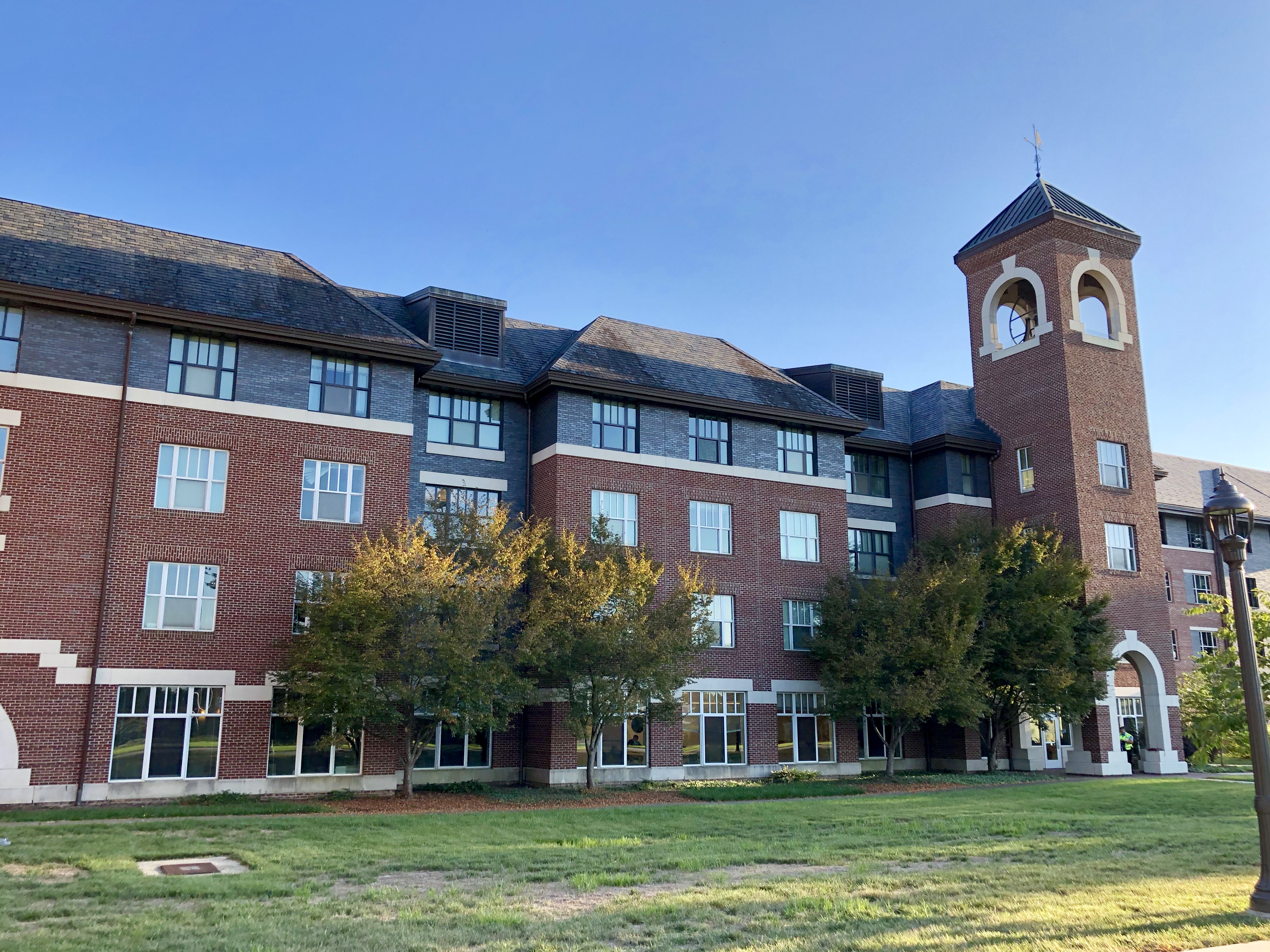 Bell Tower residence hall exterior