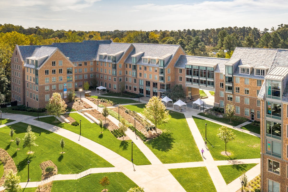Hollows Quad residence buildings, home of Hollows A