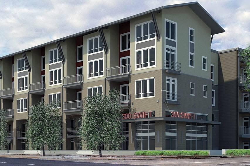 300 Swift Avenue apartment building exterior